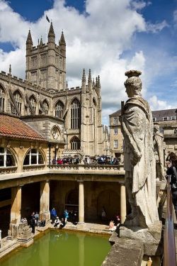 signordal:  The Roman baths, Bath, England   One day