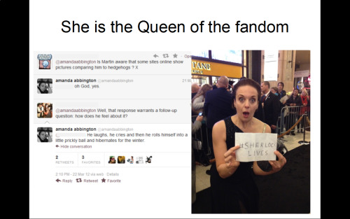 sherlylikeswaffles:  After reading about how upset Martin is for all the hate Amanda gets and with series three coming nearer, I wanted to say some things. The photos of the last slide are from the We support Amanda Abbington I know that there is actually