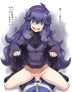 Here’s a Hex Maniac getting fucked cowgirl style and filled