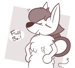 theartmanor: 90% fluff, 10% dogo. Hide in the fluff, still cold.