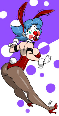 aeolus06:  Giggles the bunnyMy entry into Shonuff44′s bunny girl line-up