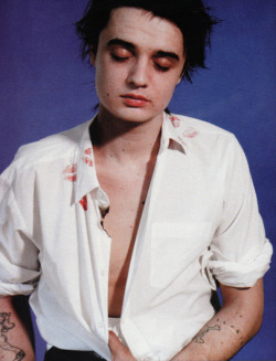 gallowhill:Peter Doherty for Arena Homme+ S/S 2005 wearing