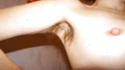lubriciosity:  Another of my hairy pit. 