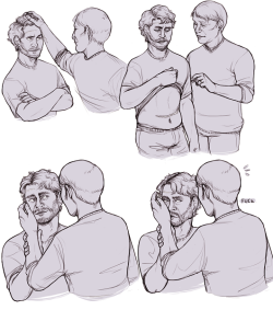 deshmond:  Murder Husbands   scars sketches for warm-ups! 