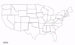 A GIF Illustrating The Spread Of Cities In America Over The Last