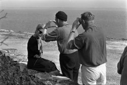 davidhudson:Happy 83rd, Bibi Andersson.Ingmar Bergman and Sven