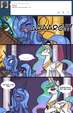 askyoungsterluna:  Ask Youngster Luna #6 “Does our war