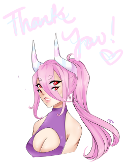 fernybee-art:  something i drew as a thanks for 800 followers
