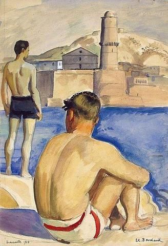 mea-gloria-fides:  The Port of Marseille: Etienne Bouchard, 1928.