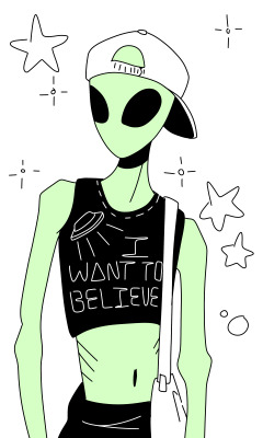 bird-son:  -Its called alien fashion, look it up- 
