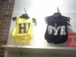 hanasaku-shijin:  Last time I went to the mall I saw these shirts