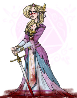 kawaiisharkchan:  Princess Zelda the Wise of Hyrule says “‘Feminine’