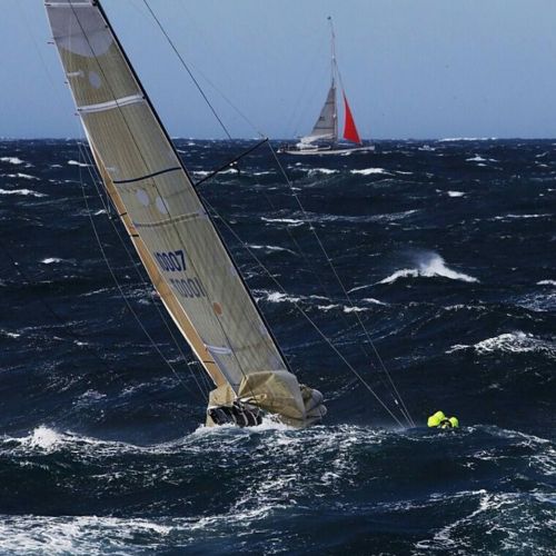 yachtmasters:  Salt Water & Sail by straorza   Digging in.