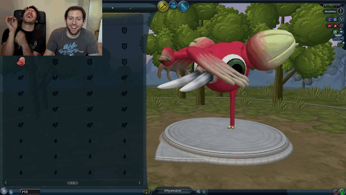 merkiplier:  STILL NOT A PENIS | Spore [x]  “It’s a tricycle!” Note: Do not let Mark and Wade be in charge of evolution. Many ‘not-penises’ will spawn and take over the world. 