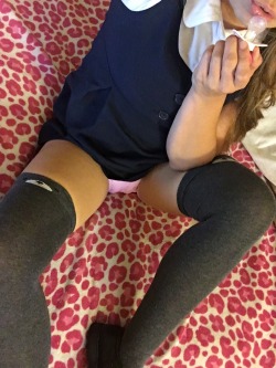 badlilblubunny:  But Daddy, I don’t want to go to school today.