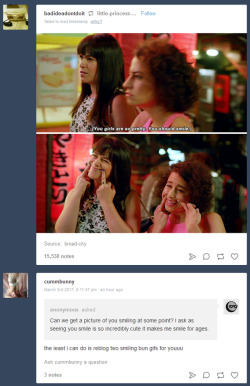 lemonadeleathers: The smiling bun gifs were probably not what