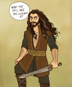 lamamama:  Unwilling Romance Novel Beefcake Thorin Oakenshield