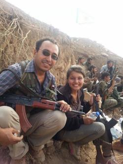 pro-patria-mori:  Kurds defending Kobane against ISIS this week.