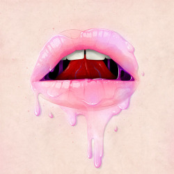 artagainstsociety:  Lips by  Jason Levesque 