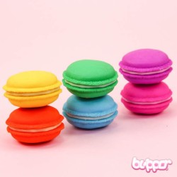 so-many-tacos:  cute4cheap:  Macaron Eraser Set ŭ  Bitch, those