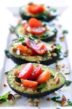 thechocolatebrigade:  Individual Avocado Salads 