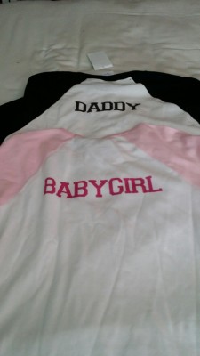 love-somuchithurts:  thedaddyshow:  Our Daddy / babygirl shirts.