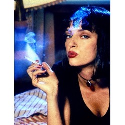 pulpfictionfun:  Mia Wallace, Pulp Fiction.  #pulp #fiction #pulpfiction