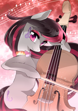 elrincondelpony:Rainbow Rocks Octavia by yuki-zakuro