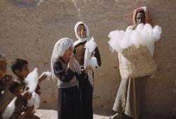zamaaanawal:Cute kids and cotton candy in Kuwait, 1952.