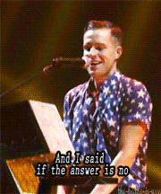 the-battle-is-won:  He must really loves this song, he was smiling