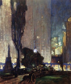 artishardgr:  Jonas Lie - Saturday Evening, Bryant Park 