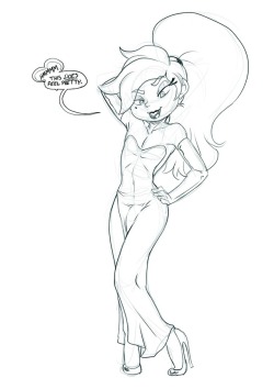 Marco is a Pretty Pretty princess for a Sketch Stream Request