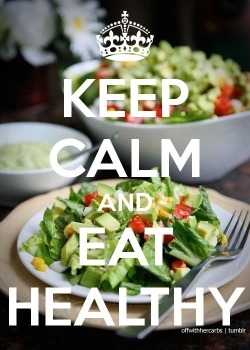 healthfulblog:  Do not starve yourselves! Eating HEALTHY is what