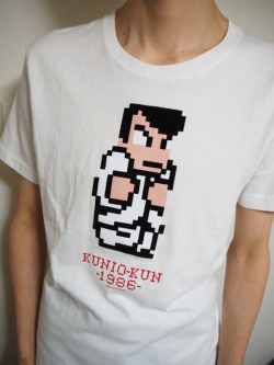 creativerule34hentai:  miki800:  今日のゲームTシャツ：ファッションセンターしまむらの「熱血硬派くにおくん」Tシャツ