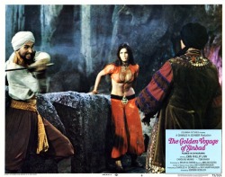 sorcerersskull:  The Golden Voyage of Sinbad lobby cards