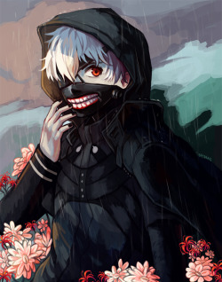 say0ran-arts:  kaneki ken i had a lot of fun painting this one!