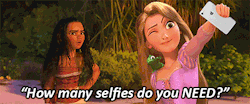 dopeybeauty:  moana is befriended by a few basic white girl princesses