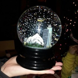 Seattle snow globe.