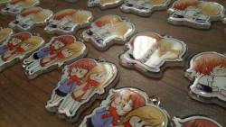 Lily Love keychains. Final version