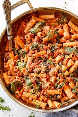 foodffs:  RIGATONI IN TOMATO CREAM SAUCEFollow for recipesIs