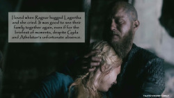 talktotheseer:    I loved when Ragnar hugged Lagertha and she