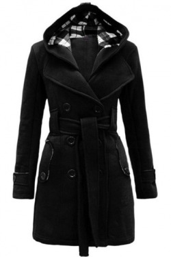 delectablyandrogynousbasement: Tumblr Black Coats  Fashion Hooded