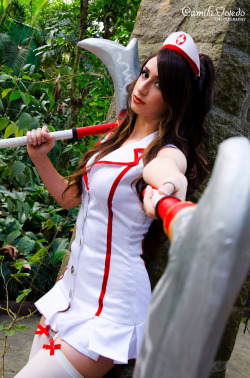 hotsexycosplay:  ✘ Dy Chan as Nurse Akali from League of Legends