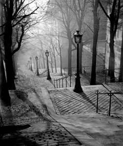 onlyoldphotography:  Brassaï: Les Escaliers de Montmartre, Paris,