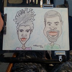 Yup, caricature at Dairy Delight! #mattbernson #artistsoninstagram