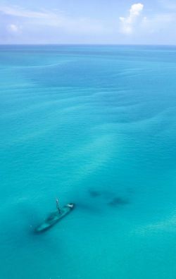 abandonedography:  Shipwreck near the Dry Tortugas National Park