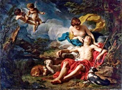 Pierre Subleyras (Saint-Gilles 1699 - Roma 1749); Diana and Endymion,