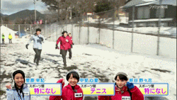 kai-kun slipped but she reached the first place XDand shintani