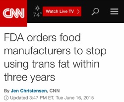 alwaysbewoke:  About fucking time. Damn. Obesity is quickly becoming