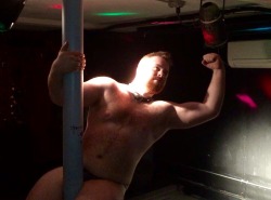 marbledbeef:  If the club doesn’t have a pole, I find my own.